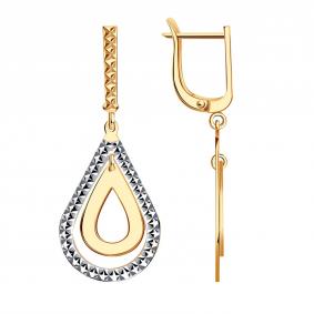 Золотые серьги МАГНАТ МА 028003 МА 028003 фото